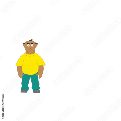 front view of a man