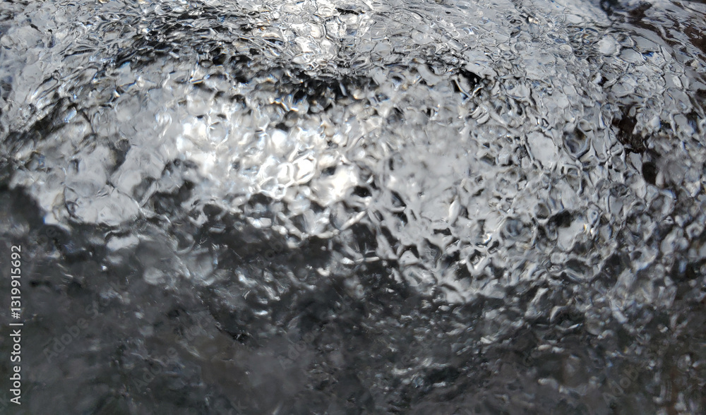 Obraz premium Stained Glass Texture Background Cracked Surface Gray Texture Pattern of Ice