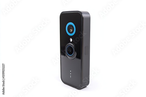 Video doorbell isolated on white background