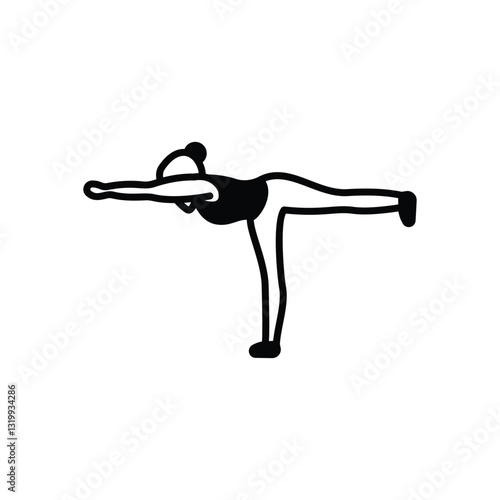 Photography Gymnastics Vector icon