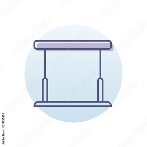 Parallel Bars Vector icon