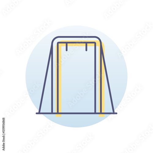 Horizontal Bar Vector icon