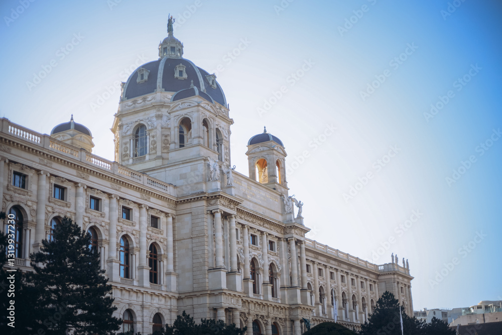 Obraz premium The Natural History Museum Vienna is a major natural history museum and research institution located in Vienna, Austria, and is a center of excellence for natural sciences.
