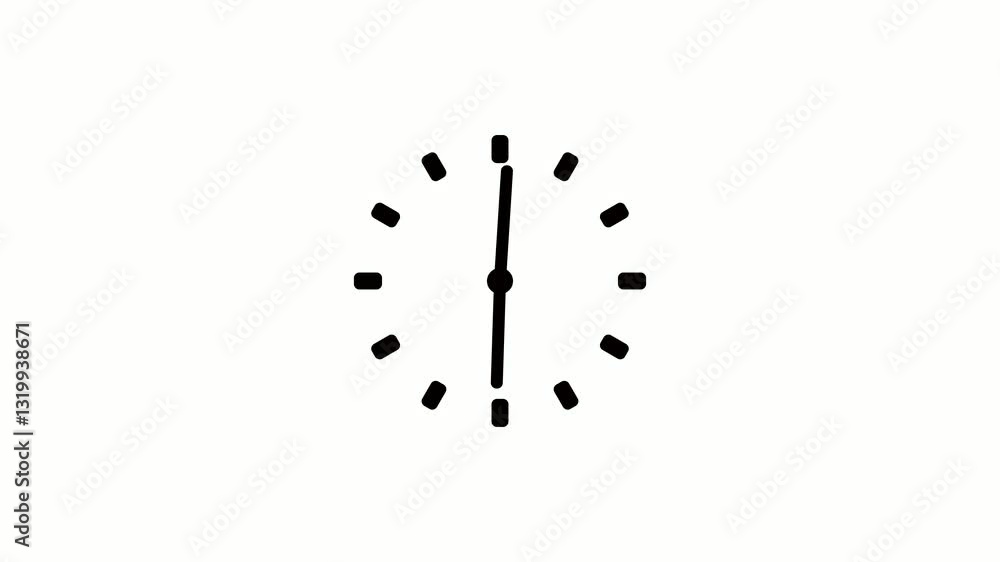 watch icon animation on black background. Hands of the clock turn quickly. Concept of time.Analog clock icon spinning animation. Clock with moving arrows -4k video. watch icon animation on black background. Hands of the clock turn quickly. Concept of time.Analog clock icon spinning animation. Clock with moving arrows -4k video.