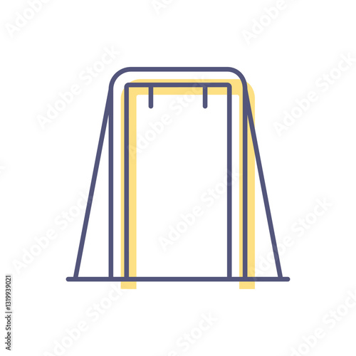 Horizontal Bar Vector icon