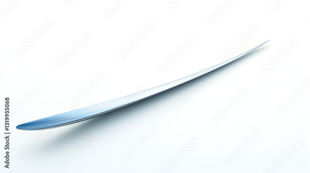Elegant Blue Abstract Curve Minimalist Design Element Elegant Blue Abstract Curve Minimalist Design Element