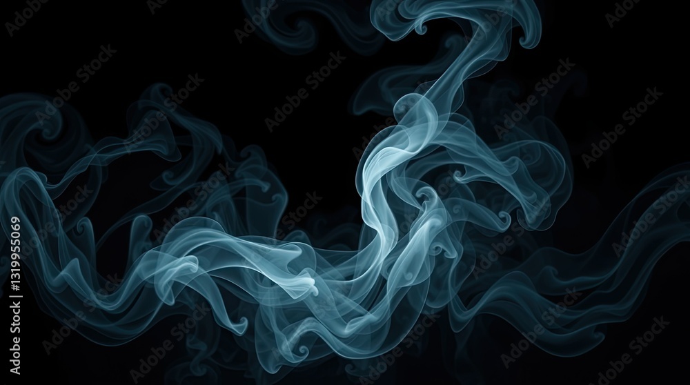 custom made wallpaper toronto digitalDelicate strands of blue smoke swirl and twist in a dark background forming intricate patterns that evoke a sense of mystery and allure