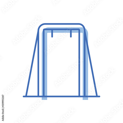 Horizontal Bar Vector icon