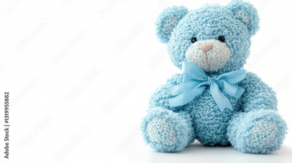 Soft and cuddly teddy bear, perfect gift for a newborn boy, ensuring comfort and joy during playtime and sleep. Soft and cuddly teddy bear, perfect gift for a newborn boy, ensuring comfort and joy during playtime and sleep.
