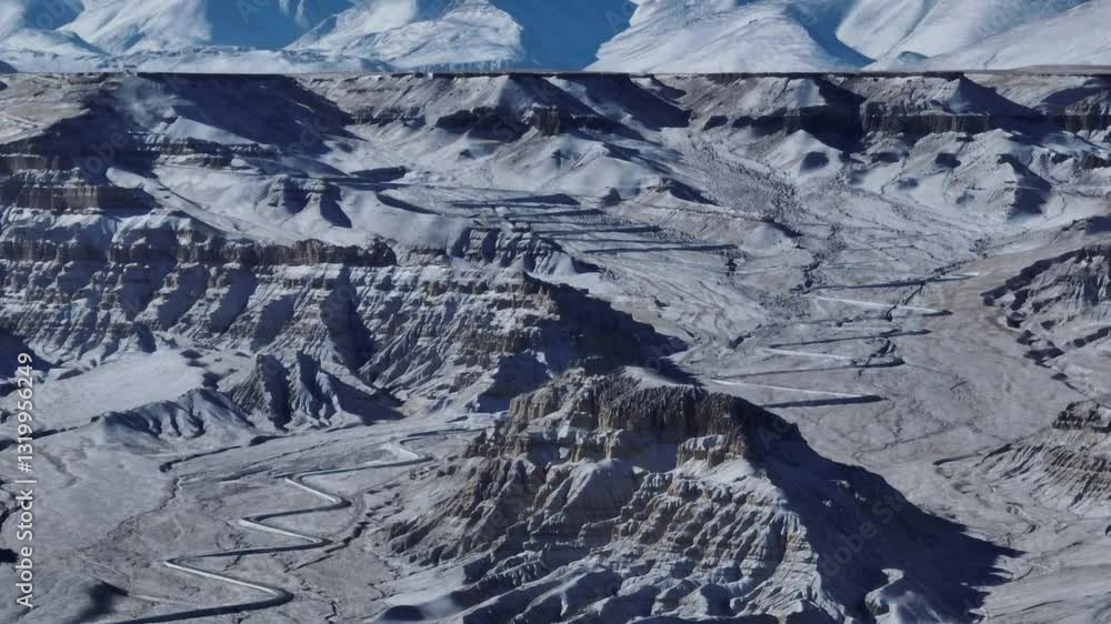 Zanda Tulin National Geological Park in tibet, China Zanda Tulin National Geological Park in tibet, China