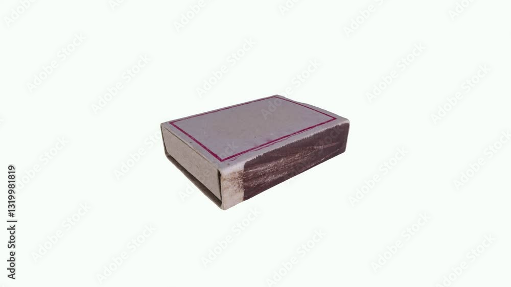 Realistic 3D rendering of a simple cardboard box design Realistic 3D rendering of a simple cardboard box design