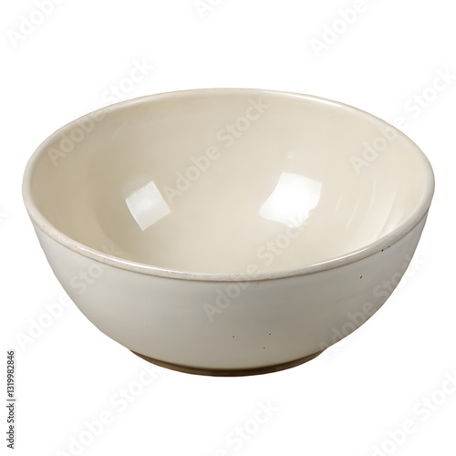 empty bowl isolated on white