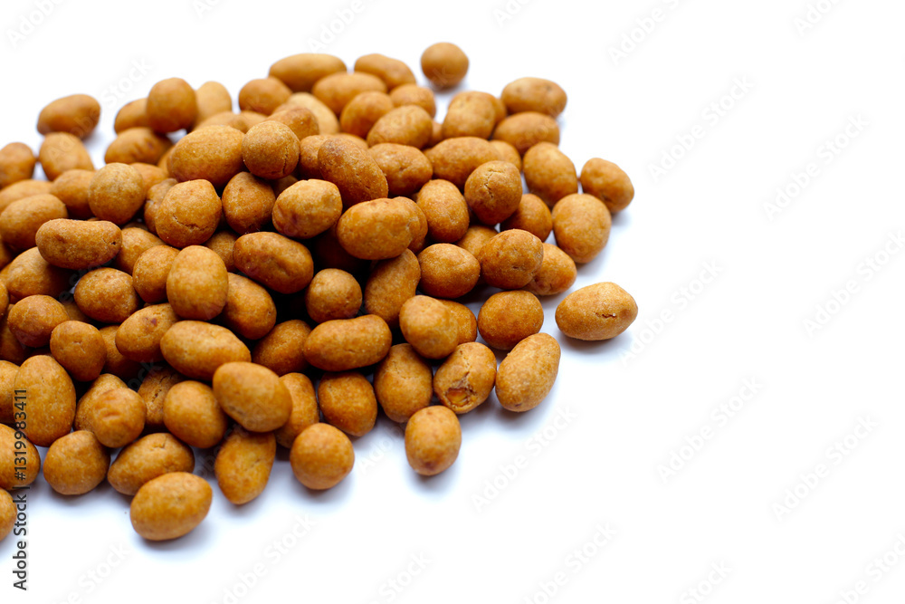 Coconut cream coated peanuts snack Coconut cream coated peanuts snack