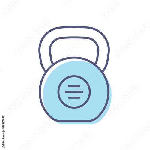 Kettlebell Vector icon