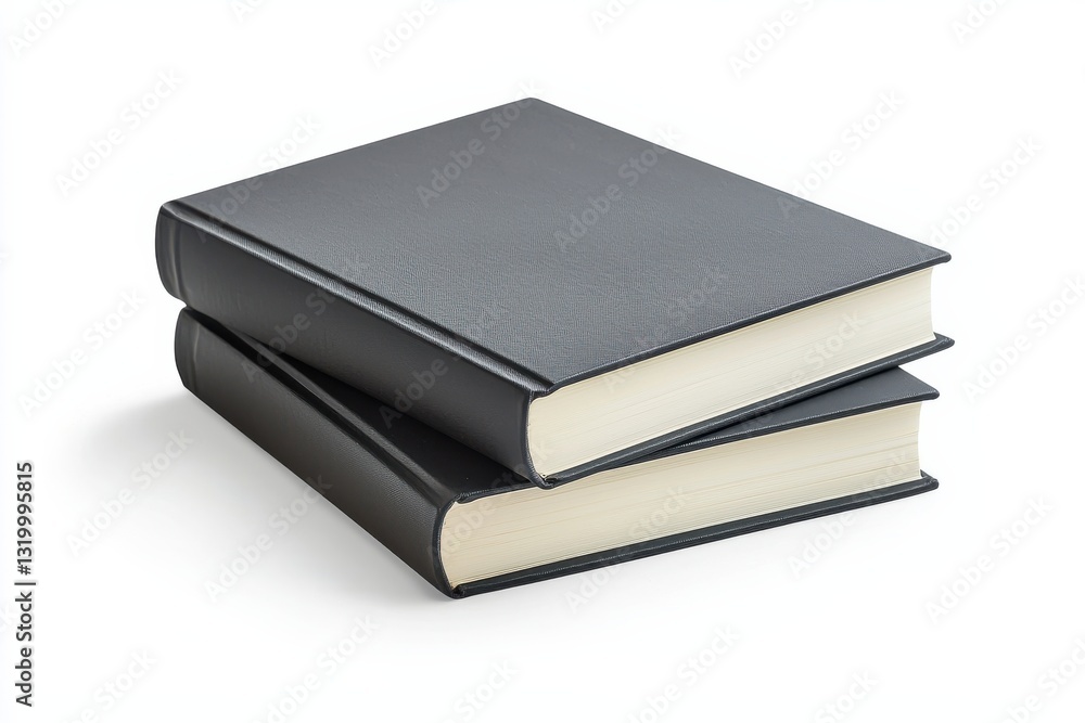 Standard paperback book with matte cover on white background Standard paperback book with matte cover on white background