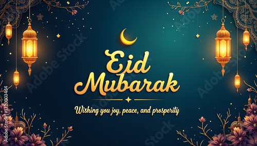 eid mubarak gretting  background