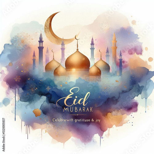 Eid Al Fitr Eid Mubarak Poster, Banner Design