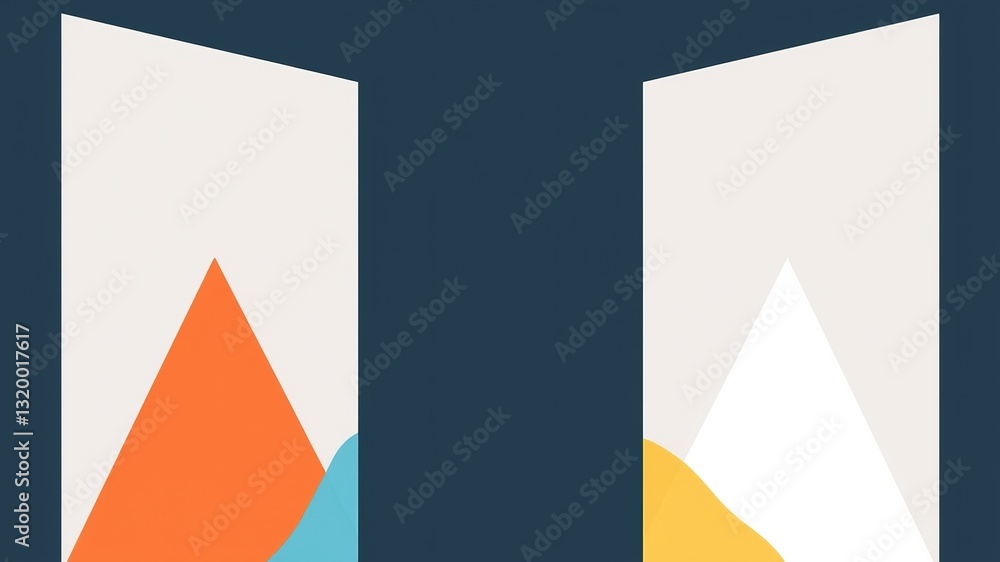Geometric Conference Poster Template for Business Meeting Geometric Conference Poster Template for Business Meeting