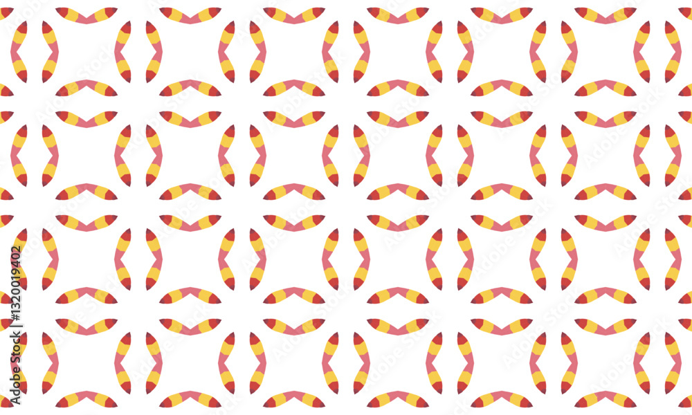 Fototapeta premium Seamless Abstract Geometric Pattern – Modern Decorative Textile Design