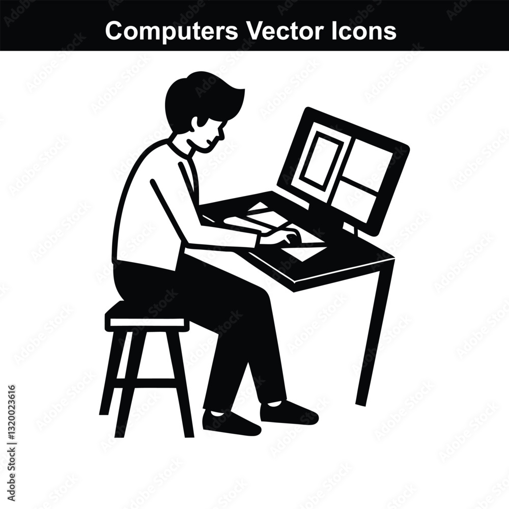 Digital Innovation Icons A Visual Guide to Computer Technology. Digital Innovation Icons A Visual Guide to Computer Technology.