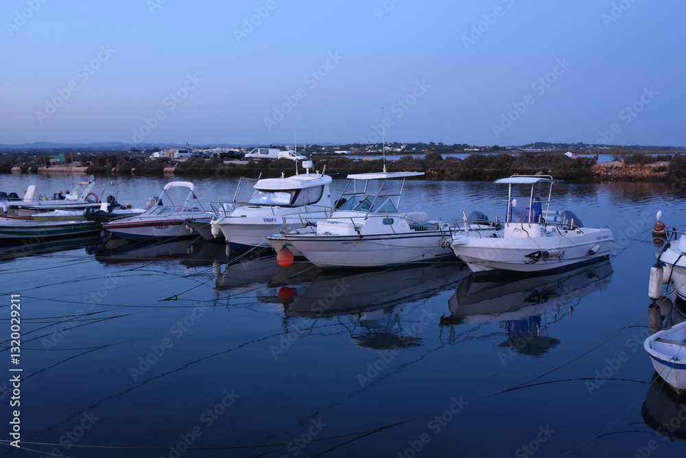 Fototapeta premium boats in the harbor