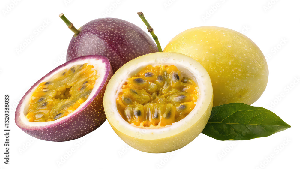 Fresh yellow passion fruit with a vibrant color and smooth skin perfect for tropical fruit illustrations organic product branding and healthy food designs on transparent background PNG Fresh yellow passion fruit with a vibrant color and smooth skin perfect for tropical fruit illustrations organic product branding and healthy food designs on transparent background PNG