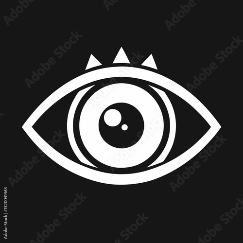 eye icon vector illustration