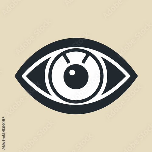 eye icon vector illustration