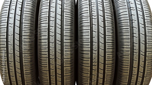 Wallpaper Mural New Car Tires Close-Up. Torontodigital.ca