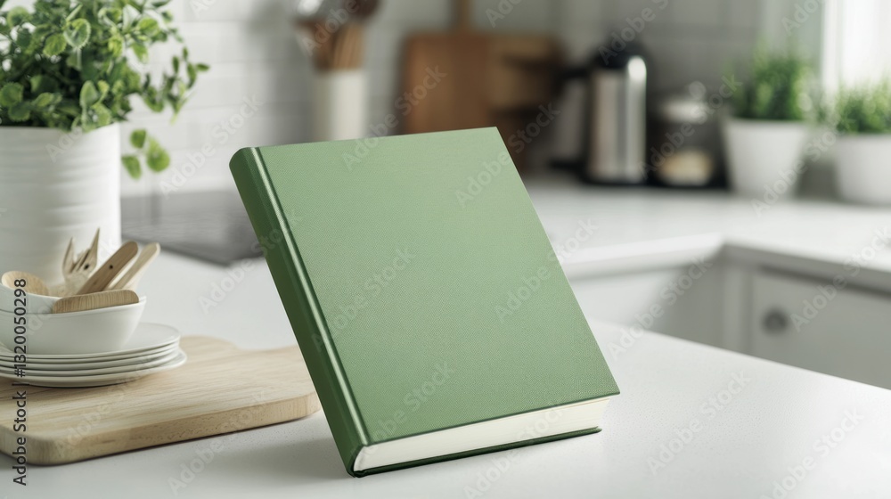 Generic Mockup Softcover View Logo Recipe Book Counter Generic Mockup Softcover View Logo Recipe Book Counter
