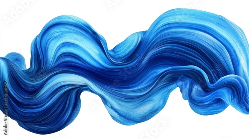 Blue Abstract Wave Design