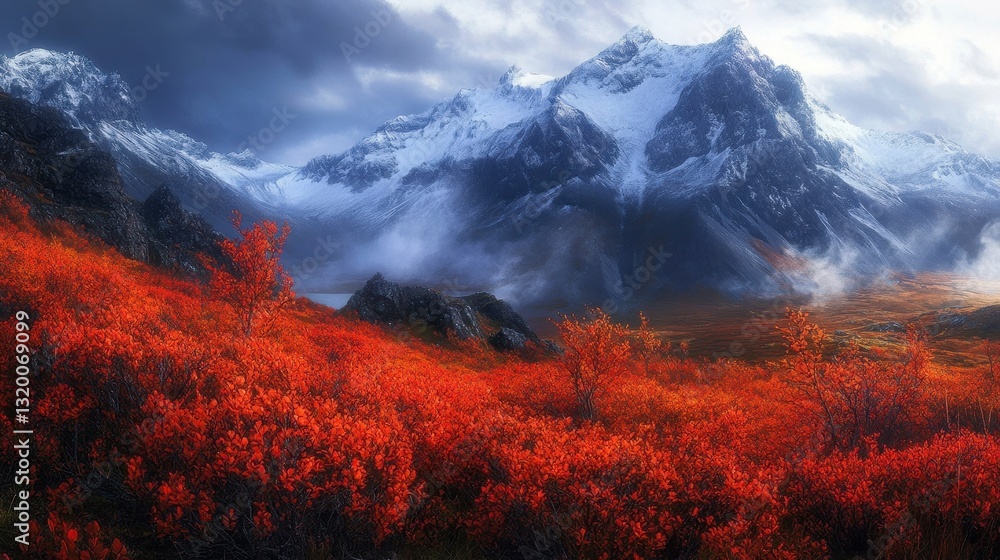 Fototapeta premium Vibrant Autumn Landscape