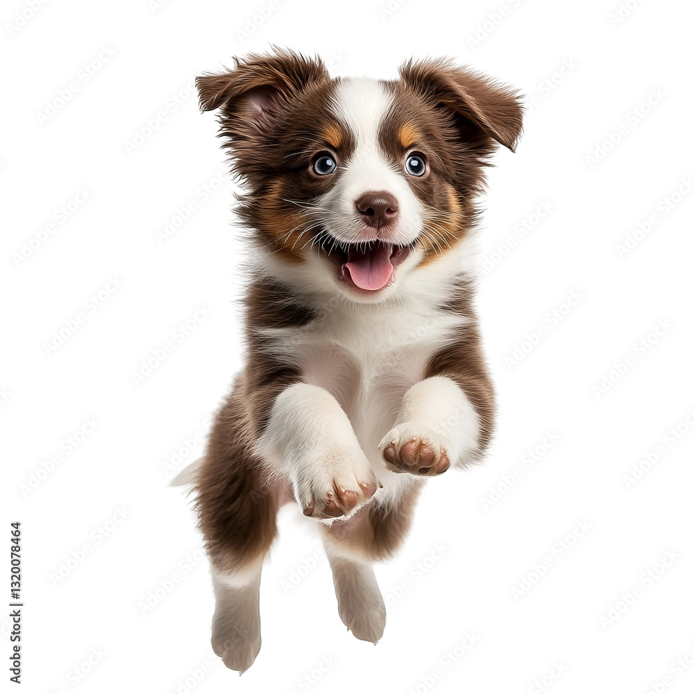 adorable puppy making a jump
adorable puppy making a jump