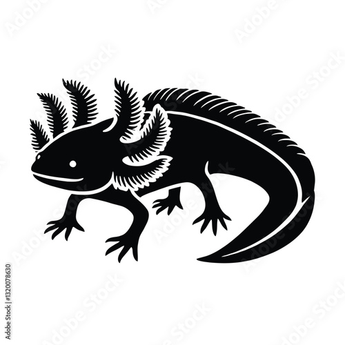 Axolotl Silhouette