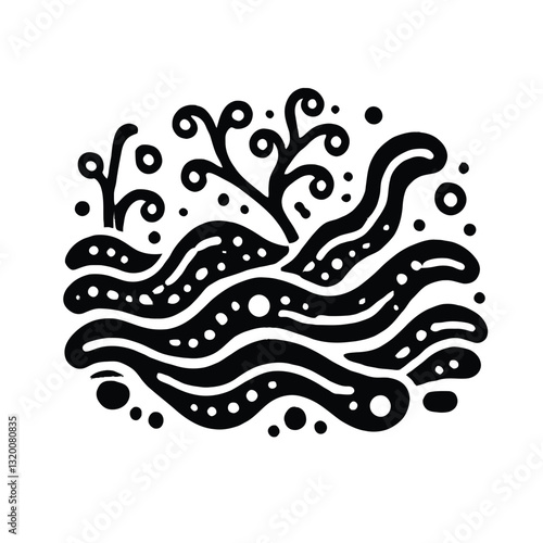 Bioluminescent Algae Waves