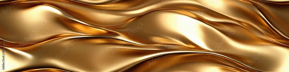 Seamless smooth, flowing texture of golden fabric or liquid, creating an elegant and luxurious appearance. The surface reflects light, enhancing the richness of the gold. Seamless smooth, flowing texture of golden fabric or liquid, creating an elegant and luxurious appearance. The surface reflects light, enhancing the richness of the gold.