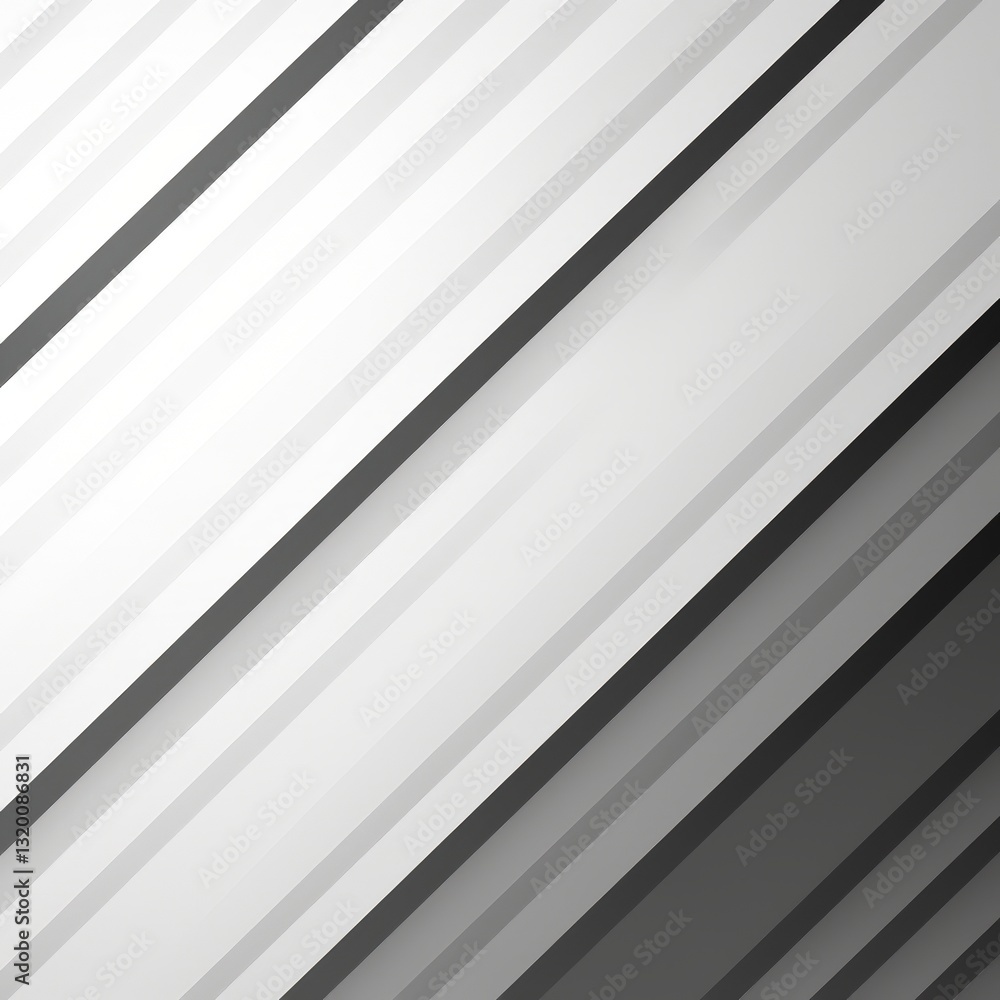 Obraz premium Diagonal grayscale lines background, abstract design, website template