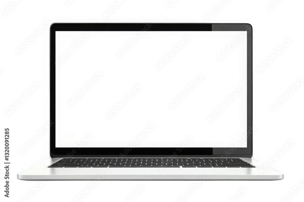 Isolated laptop mockup without background with blank screen. Stock royalty free .
Isolated laptop mockup without background with blank screen. Stock royalty free .