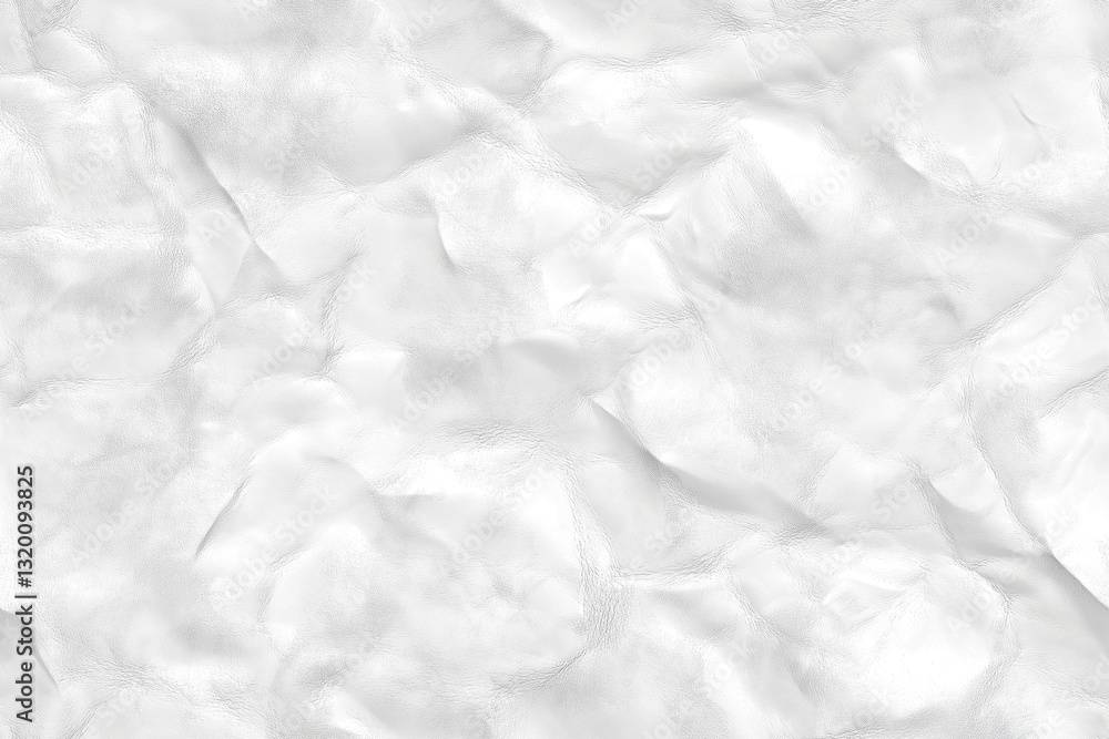 Seamless Leather crumpled white paper texture, showcasing subtle shadows and highlights that create a three-dimensional effect. Seamless Leather crumpled white paper texture, showcasing subtle shadows and highlights that create a three-dimensional effect.