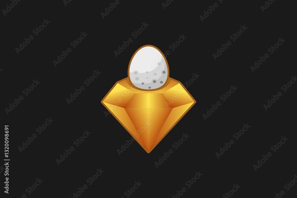 diamond ring with an egg diamond ring with an egg