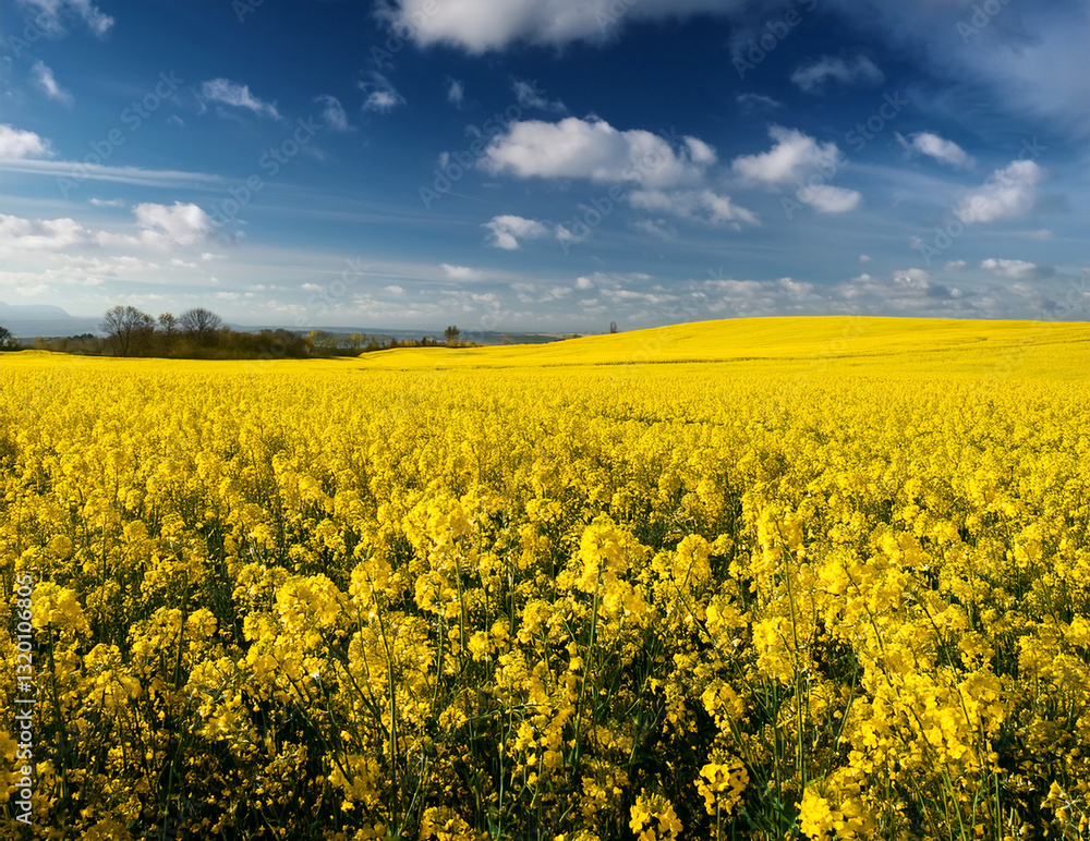 Obraz premium Generated image 菜の花畑