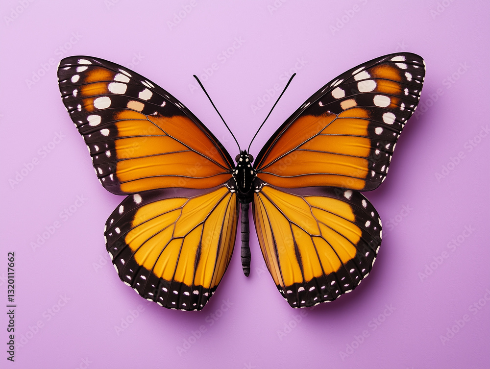 Butterfly isolated on a solid color background Butterfly isolated on a solid color background