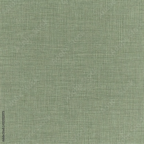 Green linen texture background. Fabric design