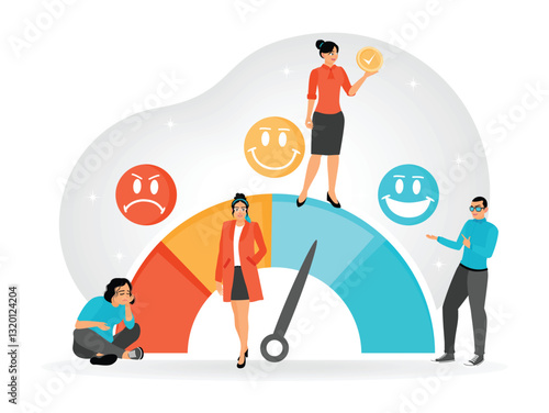 Employee engagement and satisfaction level measurement. Representing Emotional States With a Scale.