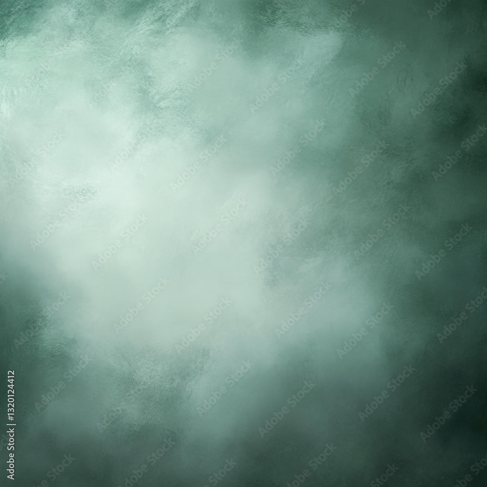 Fototapeta premium Green smoky clouds, atmospheric background, ethereal texture