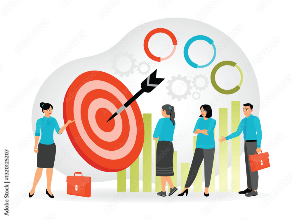 The Concept of Goal Achievement with Big Targets, Managers and Employees Involved in the Company. The Concept of Goal Achievement with Big Targets, Managers and Employees Involved in the Company.