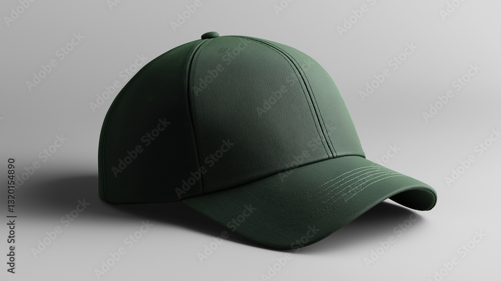 mockup display green stylish cap mockup display green stylish cap