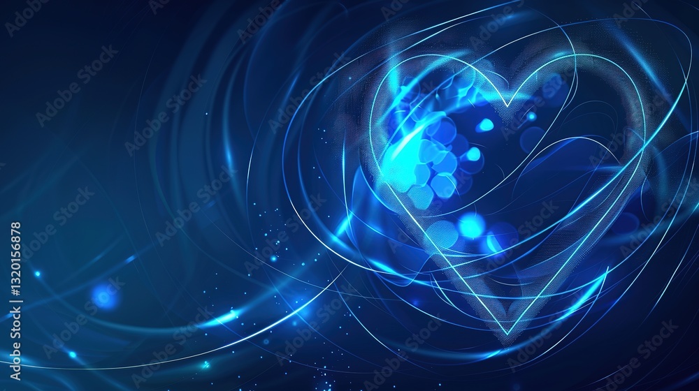 Naklejka premium Technology_Particle_Technology_Sense_Technology_