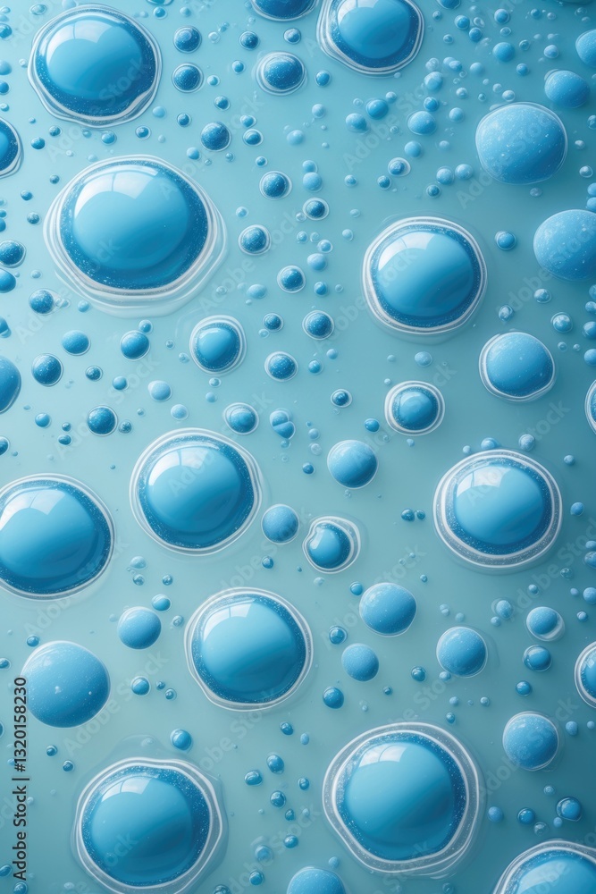 Liquid gel on a digital microscope screen or sparkling water. Liquid gel on a digital microscope screen or sparkling water.