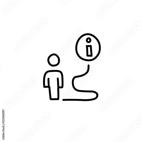 information line icon